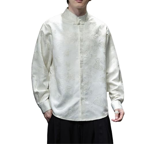 Camisa informal de manga larga para hombre ideal para looks relajados de primavera