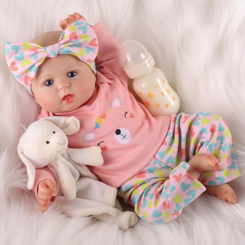 BABESIDE Bambole Reborn da 20 pollici La ragazza ha il corpo più morbido che tu abbia mai sentito ed è fatta a mano con amore, sembra e si sente proprio come un bambino realistico nella vita reale