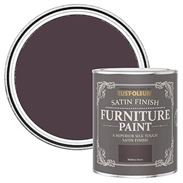 Rust-Oleum Dark Purple Furniture Paint in Satin Finish - Mulberry Street 750ml