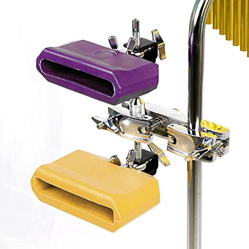 Tuoren 5“ Jam Block Musical Percussion Instrument Plastic Latin Drum Instrument (Purple) #TOP5