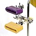 TUOREN 5“ Jam Block Musical Percussion Instrument Plastic Latin Drum Instrument (Purple)