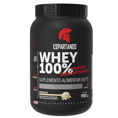 Whey Protein Concentrado 100% Pure 900g WPC 80 - Espartanos