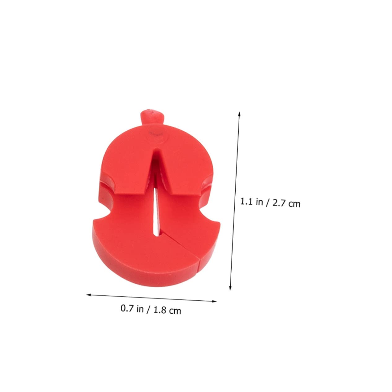 OFFSCH 6pcs Rubber Violin Practice Mutes Lightweight and Durable Silencers Replacement for Musical Instrument Accessories for Quiet Practice Sessions