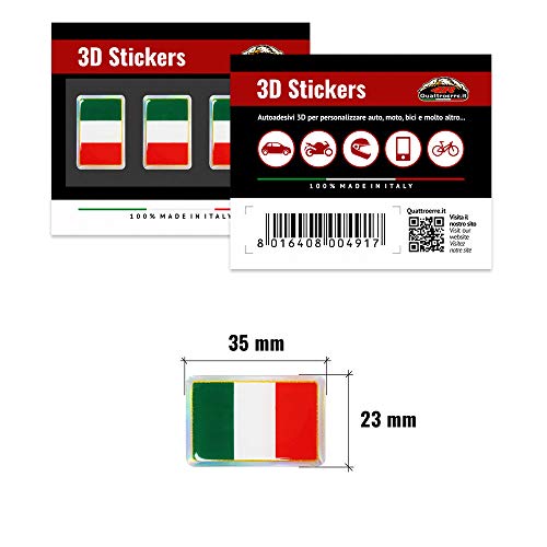 Image of Quattroerre 491 Sticker Tris Italy 3d