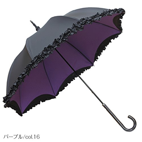 bonbon(ボンボン) パゴダ傘 UVカット 晴雨兼用 パープル