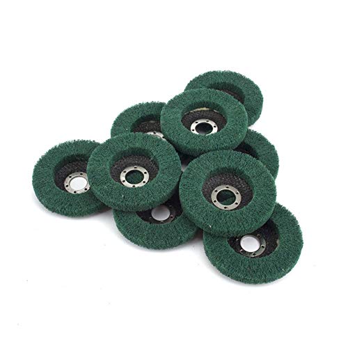 Disque de polissage en nylon 100mm grain 180 pour ébavurage sans rayure sur métal et bois