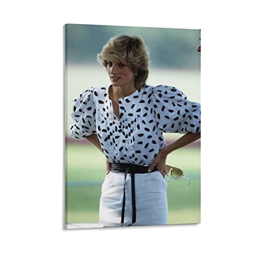 Tableau sur toile Lady Diana idee cadeau originale pour anniversaire et deco de chambre