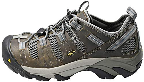 KEEN Utility Men's Atlanta Cool Low Height Breathable Steel Toe Work Shoes, Gargoyle/Midnight Navy, 10 - Thumbnail 7