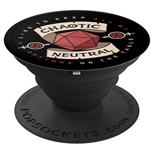 Tabletop RPG Vintage Game Chaotic Neutral Shirt PopSockets Grip and Stand for Phones and Tablets