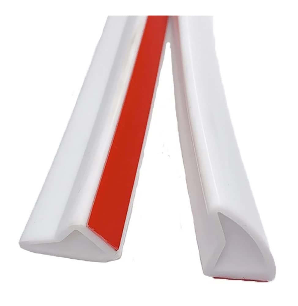 TapóN de Agua de Silicona Cinta Impermeable Plegable De Silicona, Barrera De Ducha Junta Puerta De Ducha Autoadhesiva Ducha Presa De Puerta Separador En Seco Y Húmedo ( Color : Bianco , Size : 5m/196