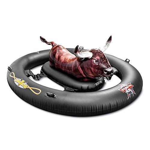 inflatable pool float bull