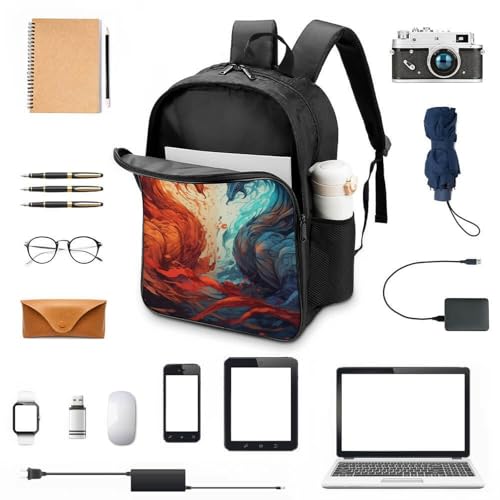 Mochila infantil 3D Evil Dragon con relieve y bolsa escolar de gran capacidad 4