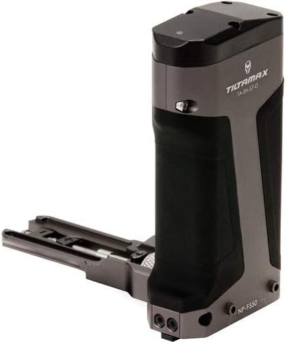 Tilta Side Power Handle Type I for Tiltaing BMPCC 4K Cage, Supports Compatible with Sony F570 Battery, Gray