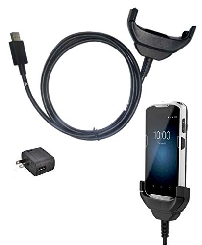 Generic Charger Compatible with Zebra TC51, TC52, TC56, TC57 Android Scanners | Power Supply Included (Removable Insert Allows to Charge Device with Protective BootCase) (Renewed)