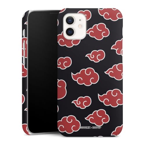Custodia premium compatibile con Apple iPhone 12 mini Cover per smartphone opaca Prodotto ufficiale su licenza Naruto Shippuden Akatsuki