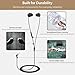 3.5mm Wired Sleep Earbuds Headphones with Microphone, Soft Earphones for Sleeping, Dual-Layer Noise Isolation, HiFi Sound, Ultra-lightweight, Ideal for Sleeping, Snoring, Insomnia & Travel