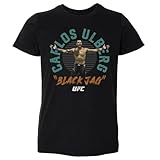 500 LEVEL Carlos Ulberg UFC Toddler Shirt - Carlos Ulberg Emblem WHT (Black, 3T)