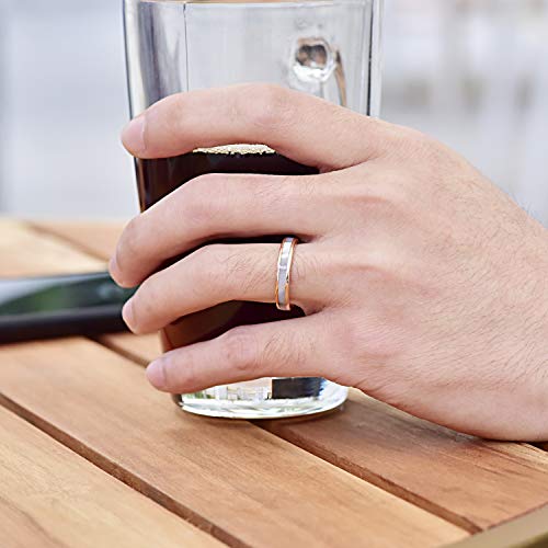 Vakki 4mm Womens Rose Gold Tungsten Carbide Ring with Mother of Pearl Shell/Marble Inlaid Wedding Band Comfort Fit Size 5-124