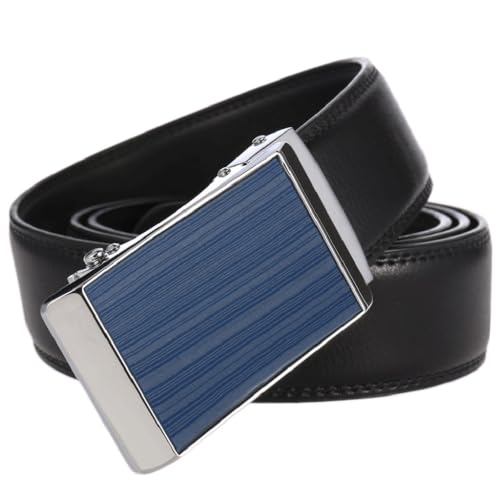 Rectangular Men's Belt Automatic Buckle Belt Business Belt
