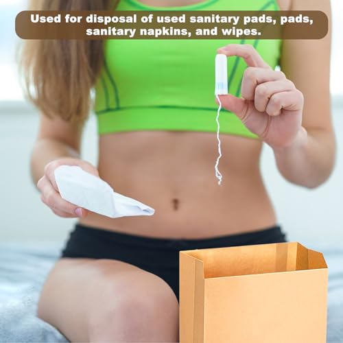 Image of 400 PCS 7.510in Feminine Hygiene Liner Bags by Commercial Kraft - Waxed Paper Bags