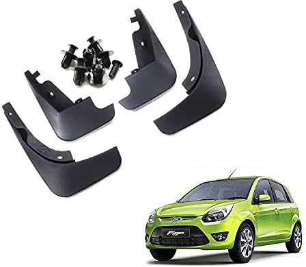 WolkomHome Mud Flap Compatible with Figo Type-1 - Durable Splash Guards for Car Exterior Protection