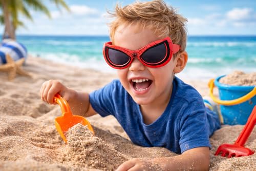 Image of Zynic Sunglasses For Kids Boys | Stylish Fashion & Modern UV 400 Protected Trendy Boys Sunglasses | Googles For Kids Baby Childrens | Outdoor Sports sunglass For Age 3 To 10