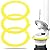 Flush Valve Seal, 3 Pack Silicone Material Canister Flush Valve Toilet Tank Parts Gasket Replacement for K-GP1059291 K-4436, Toilet Ring Seal Repair Kit (COLOR:Yellow)