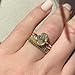 3 CT Oval Shape Moissanite Engagement Ring 18K Yellow Gold Single Stone Bezel Setting Promise Ring Women Minimalist Solitaire Anniversary Jewelry Wedding Gift For Bridal