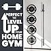 Synergee Wall Mounted Barbell Holder & Gym Accessory Rack Heavy Duty Steel 2 Bracket