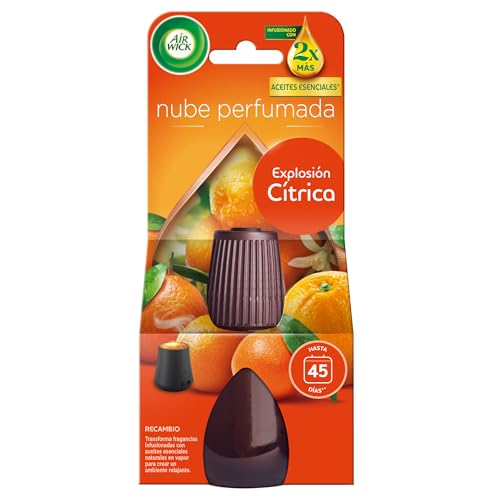 Air Wick Essential Mist Recambio Ambientador aroma a Explosión Cítrica, 20ml