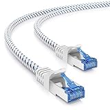 2x RJ45 Stecker // S/FTP PIMF Schirmung // Bis 40Gbit (10/ 100/ 1000/ 10000/ 25000/ 40000 Mbit) // Max. 2 GHz (2000MHz)
