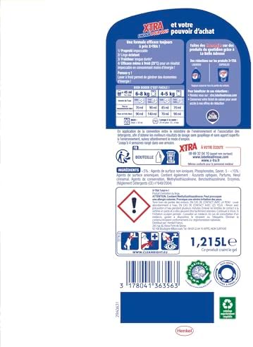 LESSIVE LIQUIDE AISÉ - PROPRETÉ ÉCLAT FRAÎCHEUR ECO-ENGAGÉ 27 LAVAGES