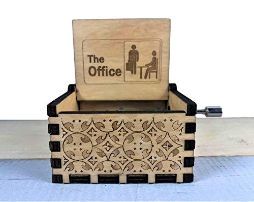 The Office Engraved Wooden Music Box