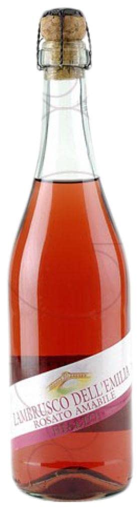 6 × Rialto Rosat Lambrusco Lambrusco di Sorbara (Caja de 6 Botellas de 75 cl)