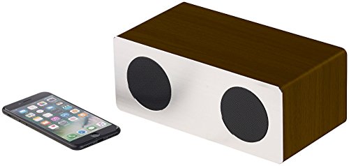 auvisio Speaker, Bluetooth: Stereo-Lautsprecher, Bluetooth, Holzgehäuse, Alu-Front, 20 W, 400 mAh (Outdoor Lautsprecher, Strand, BT)