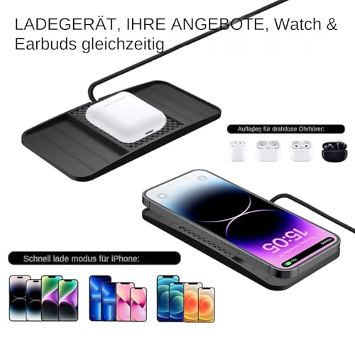 Plataforma de carga rápida para vehículos y tabletas sin cables molestos 6