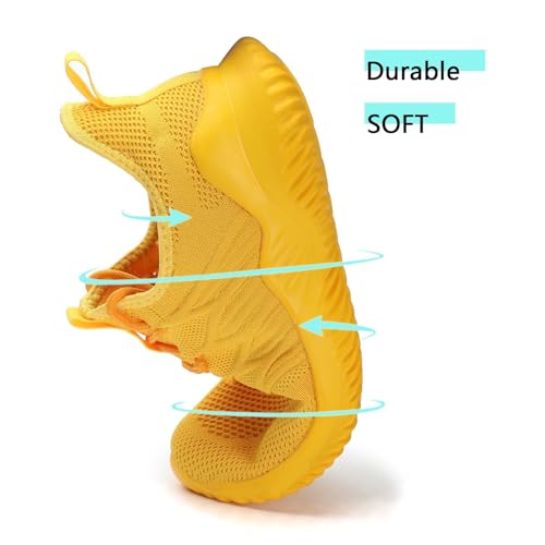 Image of Women's Running Shoes Ladies Slip on Tennis Walking Sneakers Lightweight Breathable Comfort Work Gym Trainers Stylish Shoes