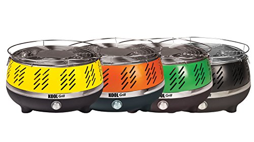 Kool Grill (Green- The Portable BBQ You Can Take Anywhere - the Beach, the Boat, the Park, or the Game. Stays Cool to the Touch. Pick It Up and Use it Where ever You Want.