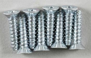 Tornillo autorroscante cabeza plana 3x12mm pack 8 miniatura 1