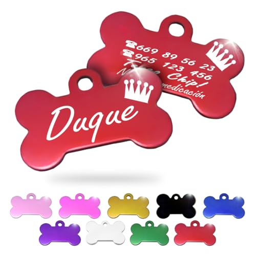 Iberiagifts - Osso per animali domestici medio-grande con corona Collare