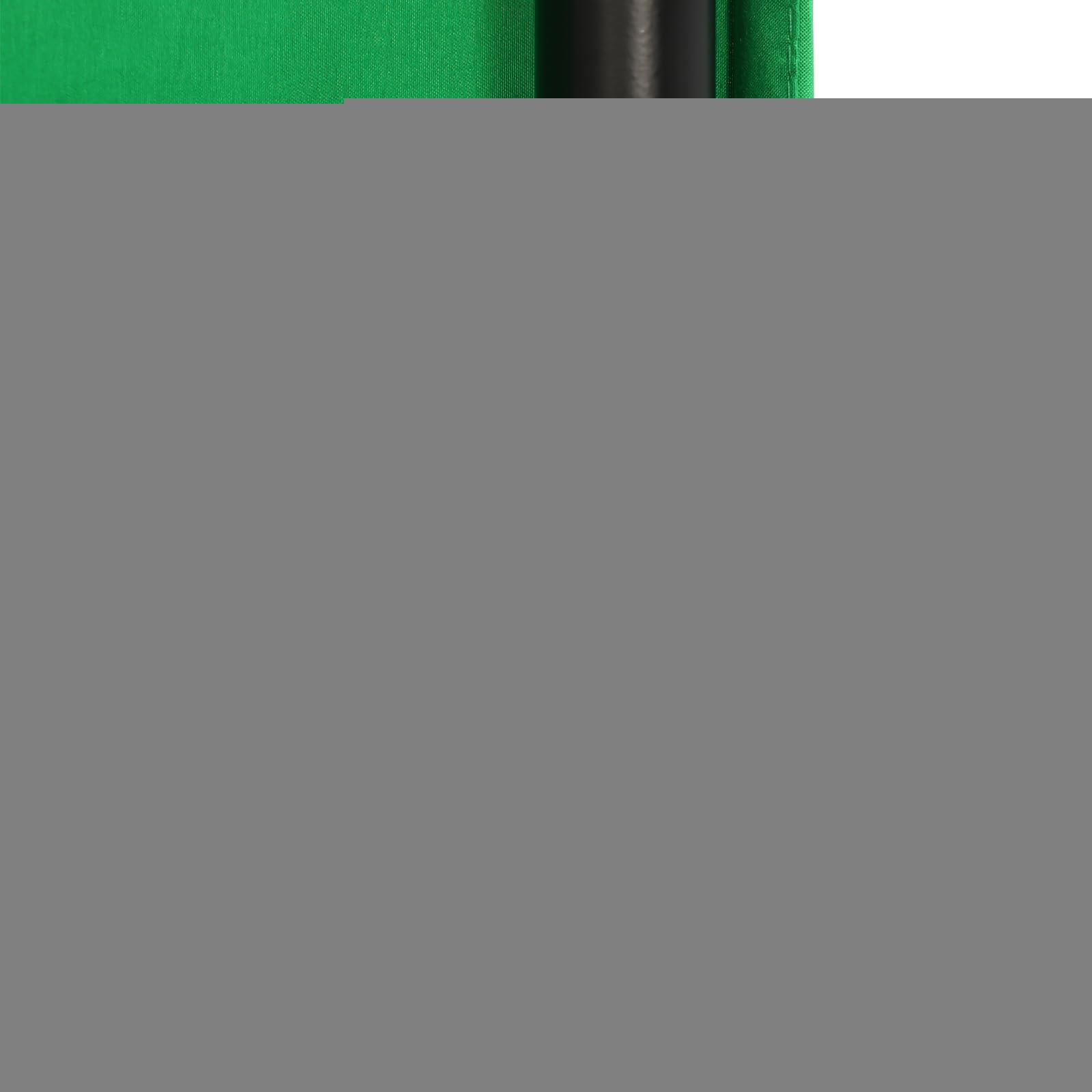 4 x 2,4 m di sfondo verde per foto, Green Screen con supporto per sfondo, borsa per il trasporto per fotografia di prodotto Live Streaming Multiplayer Fotografia Keying