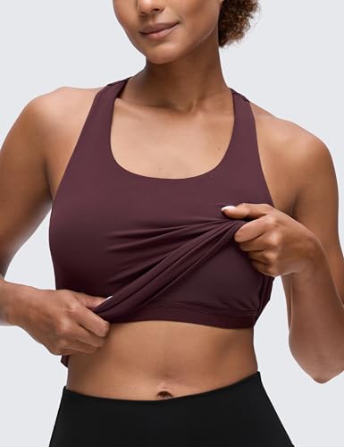 Image of CRZ YOGA Butterluxe Racerback Tank Tops | Light Support, Built in Bra, Removable Pads, Yoga, Extremely Soft, Scoop Neck, for Women