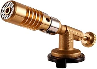 YOUNICER Portable Flame Gun Blow Torch Burner Flame Gun,Adjustable Flame Gas Torch Fire Maker Lighter for Cooking Outdoor BBQ Baking Brulee Creme DIY Soldering