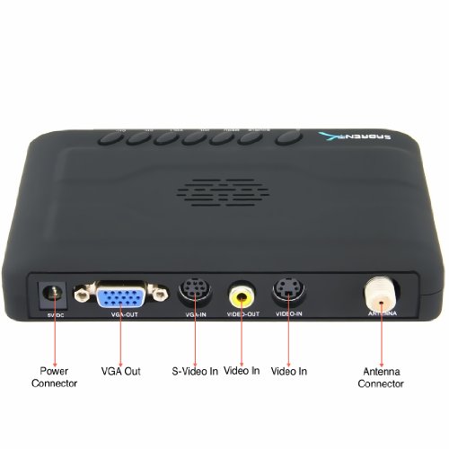 image for Sabrent Stand Alone TV Tuner Box with Picture in Picture for TV/CRT/TF