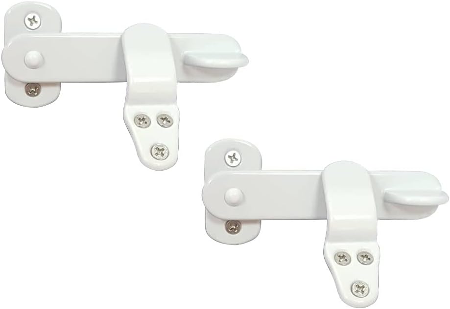 QCAA Solid Cast Brass Door Latch for Cabinet Door, 4", Antique Copper, 2 Pack, Made in Taiwan