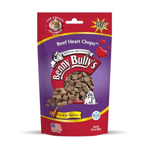 Benny Bullys® Beef Heart Chops - Freeze Dried Cat Treats - 20g
