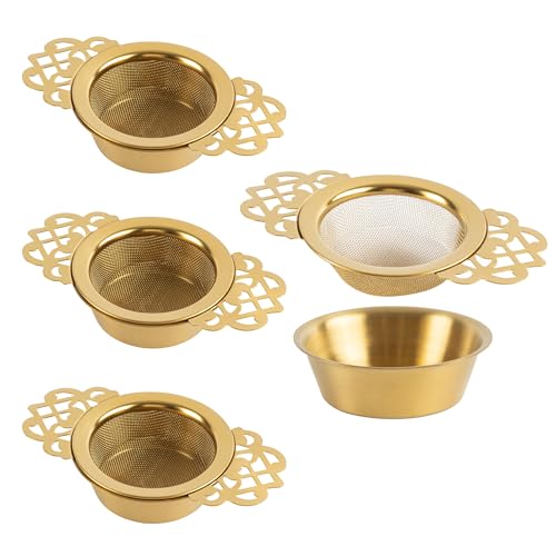 304 Stainless Steel Tea Drain Strainer (4 Pack)