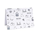 Sameside Studio Baby Card Set with Envelopes, 24 Pack - 4.75 x 3.5 Inch, Blank Inside, Hand-Illustrated...