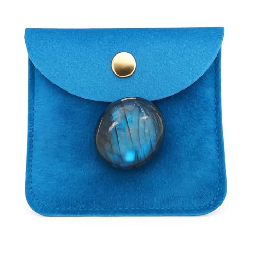 Pierre ANTI STRESS Labradorite Naturelle Roulée, Détente, Bien-être, Lithothérapie, Reiki, Relaxation, 100% Artisanale Entreprise Française