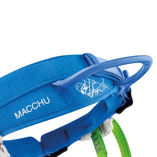 PETZL - mitwachsender Sitzgurt MACCHU - Kind, Blau, Einheitsgröße
